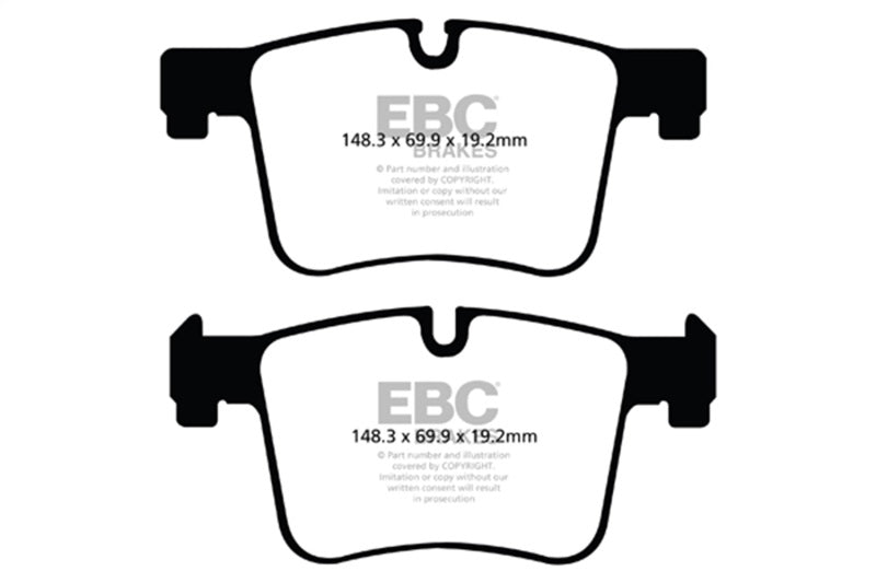 EBC ultimax brake pads front part UD1561 fits 2011 Bmw X3 2 0 Turbo F25 Ultimax2