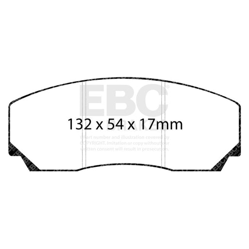 EBC yellowstuff brake pads front fits 1990 00 Aston Martin Vantage 5 3 Twin Superchargedap