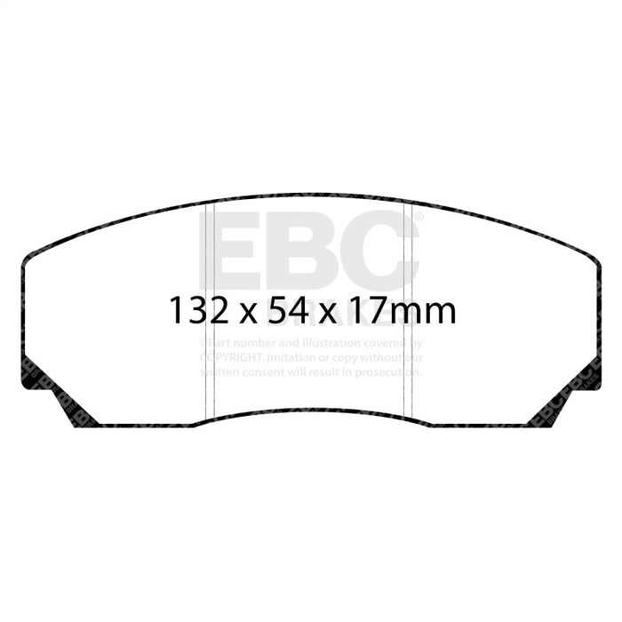 EBC yellowstuff brake pads front fits 1990 00 Aston Martin Vantage 5 3 Twin Superchargedap