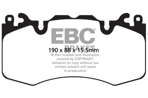 EBC greenstuff brake pads front part DP62064 fits 2013 Land Rover Range Rover 3 0 Supercharged