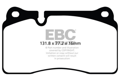 EBC redstuff brake pads fits Brakes