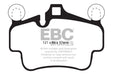 EBC yellowstuff brake pads front fits 2007 08 Porsche 911 997 Cast Iron