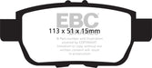 EBC greenstuff brake pads rear part DP61754 fits 2005 14 Honda Ridgeline 3 5