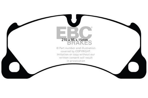 EBC yellowstuff brake pads front fits 2010 Porsche Cayenne 3 0 Supercharged Hybrid
