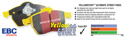 EBC yellowstuff brake pads fits Brakes