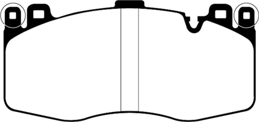 EBC yellowstuff brake pads front fits 2015 Bmw X5m 4 4tt F85