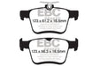 EBC yellowstuff brake pads rear fits 2014 Audi A3 1 8 Turbo W Electronic Parking