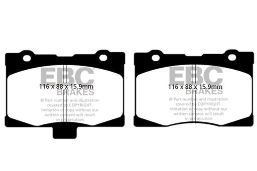EBC redstuff brake pads front fits 2005 08 Acura Rl 3 5