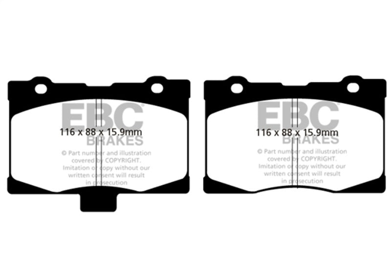 EBC redstuff brake pads front fits 2005 08 Acura Rl 3 5