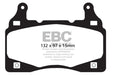 EBC redstuff brake pads front fits 2011 15 Chevrolet Camaro 5th Gen 6 2