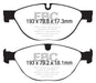 EBC yellowstuff brake pads front fits 2013 Jaguar F Type Cast Iron Only 3 0 Supercharged 380 Perf Pkg