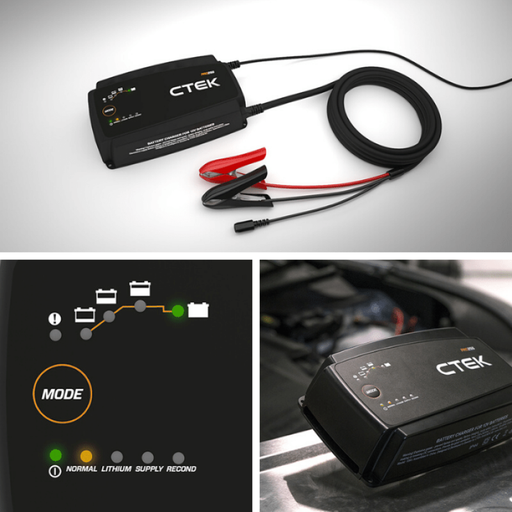 CTEK battery chargers fits Ctek Pro25s Battery Charger 50 60 Hz 12v