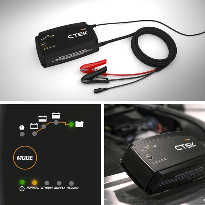 CTEK battery chargers fits Ctek Pro25s Battery Charger 50 60 Hz 12v