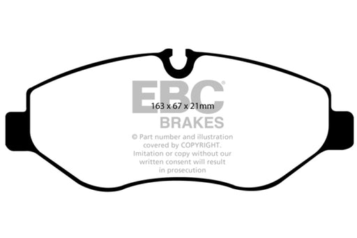 EBC greenstuff brake pads front part DP61926 fits 2007 Dodge Sprinter 2500