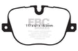 EBC greenstuff brake pads rear part DP62068 fits 2010 12 Land Rover Range Rover 5 0 Supercharged