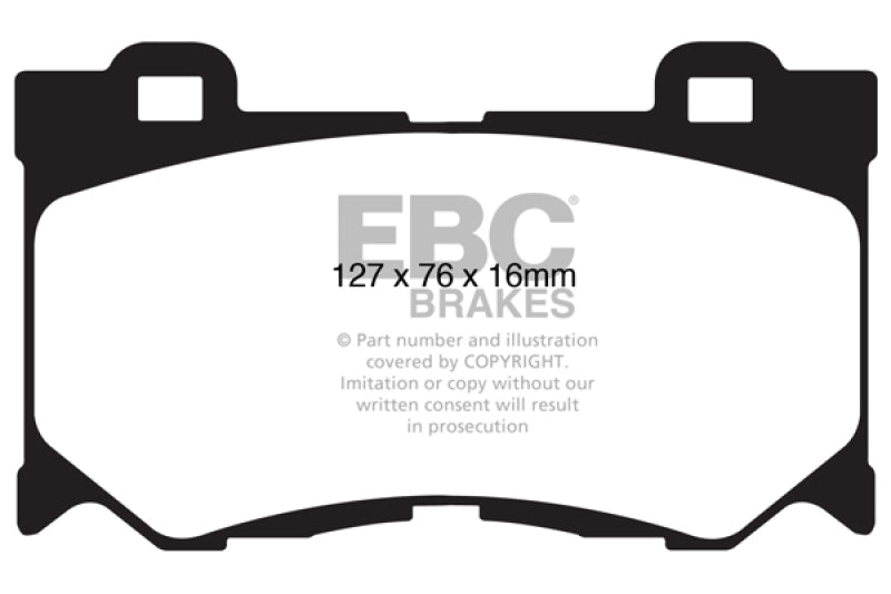 EBC redstuff brake pads front fits 2008 13 Infiniti Fx50 5 0