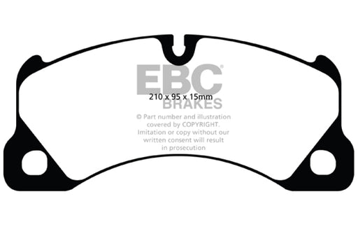 EBC redstuff brake pads front fits 2010 Volkswagen Touareg 3 0 Supercharged Hybrid