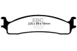 EBC yellowstuff brake pads front fits 2006 11 Dodge Ram 1500 Mega Cab 2wd