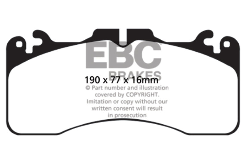 EBC redstuff brake pads front fits 2009 Lexus Ls460 4 6 Sport