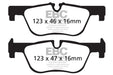 EBC yellowstuff brake pads rear fits 2014 Bmw 228 Coupe 2 0 Turbo Ate Calipers