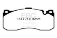 EBC redstuff brake pads front fits 2008 10 Bmw 135 3 0 Twin Turbo