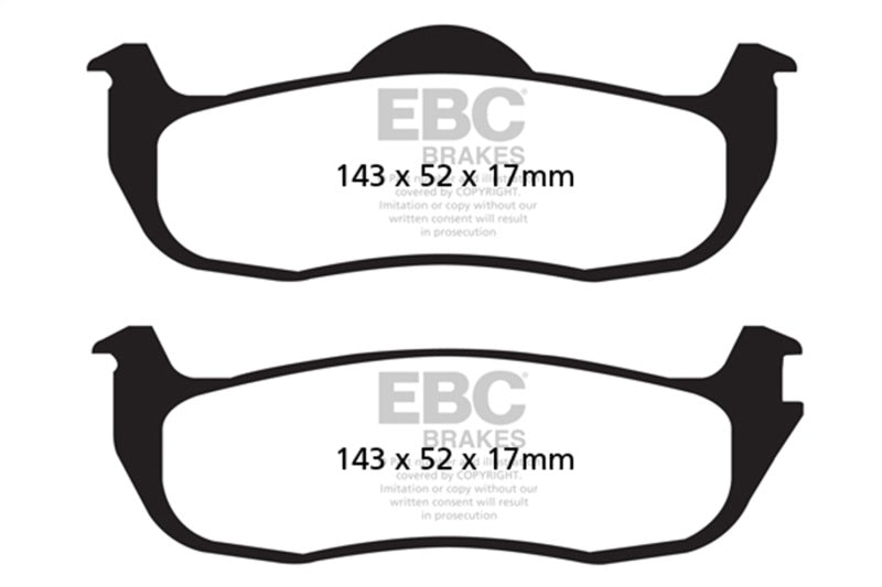 EBC yellowstuff brake pads rear fits 2004 05 Infiniti Qx56 5 6