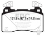 EBC bluestuff brake pads front fits 2014 Chevrolet Corvette Stingray C7 6 2 Z51
