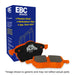 EBC brake pads front part ED91888 fits 2016 Chrysler Pacifica Ru 3 6l Extra Duty