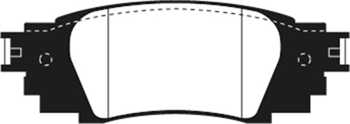 EBC yellowstuff brake pads rear fits 2016 Lexus Rx350 3 5l