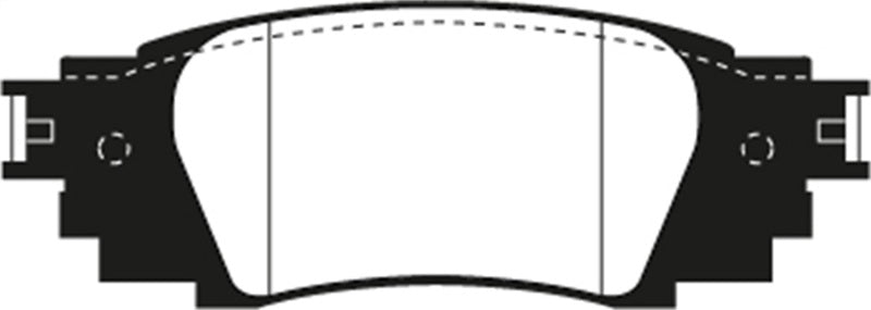 EBC yellowstuff brake pads rear fits 2016 Lexus Rx350 3 5l