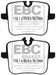 EBC yellowstuff brake pads rear fits 2018 Bmw M5 4 4tt F90