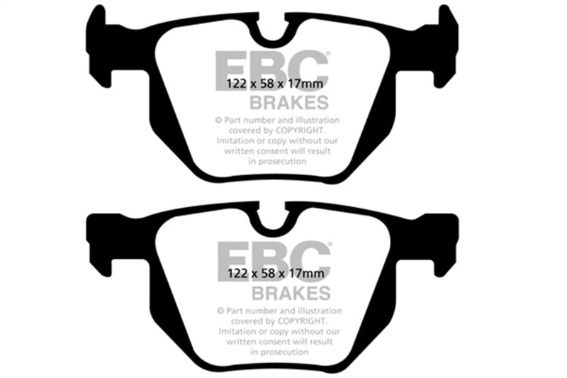 EBC redstuff brake pads rear fits 2013 Bmw X1 3 0 Turbo 35i