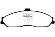EBC yellowstuff brake pads front fits 2003 04 Cadillac Xlr 4 6