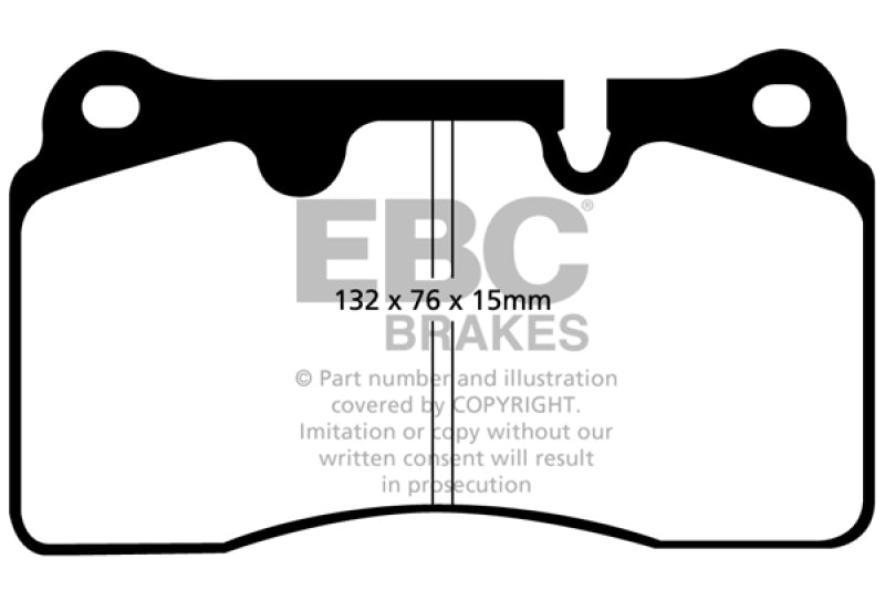 EBC redstuff brake pads front fits 2004 12 Aston Martin Db9 5 9