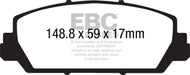 EBC greenstuff brake pads front part DP21896 fits 2012 Acura Rdx 3 5