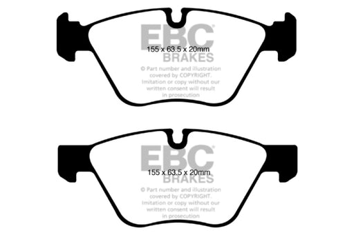 EBC yellowstuff brake pads front fits 2008 10 Bmw 128 3 0