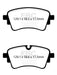 EBC yellowstuff brake pads rear fits 2020 Audi A4 B9 2 0t