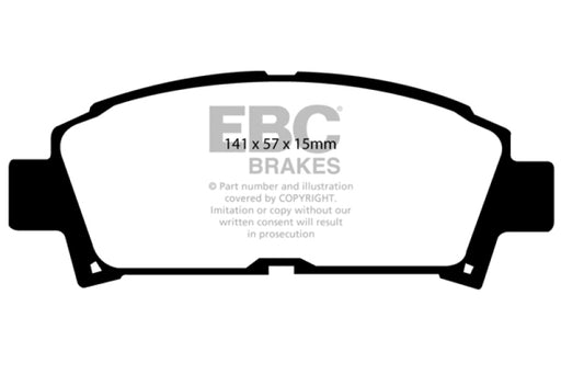 EBC yellowstuff brake pads front fits 1993 95 Toyota Mr2 2 0 Turbo