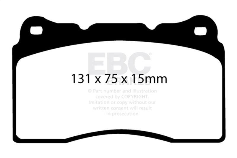 EBC ultimax brake pads front part UD1001 fits 2004 08 Acura Tl 3 2 Manualbrembo Ultimax2