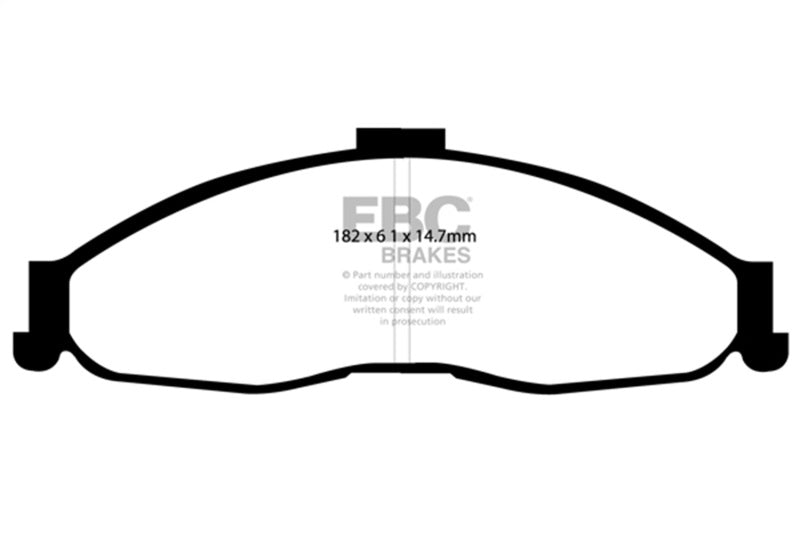 EBC bluestuff brake pads front fits 1998 02 Chevrolet Camaro 4th Gen 3 8