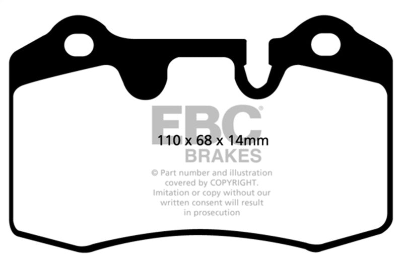EBC redstuff brake pads rear fits 2004 12 Aston Martin Db9 5 9
