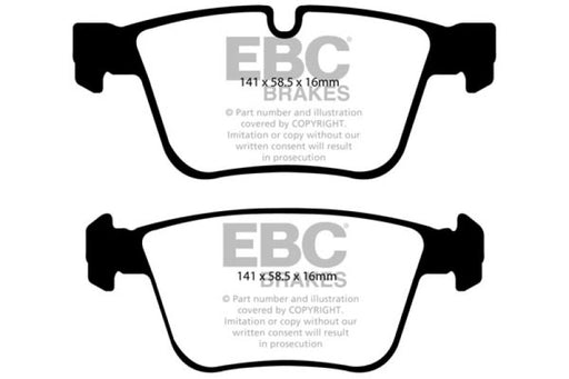 EBC redstuff brake pads rear fits 2007 11 Mercedes Benz Cl63 Amg 6 2