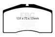 EBC yellowstuff brake pads front fits 1993 95 Porsche 911 964 3 6 Turbo