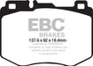 EBC yellowstuff brake pads front fits 2015 16 Mercedes Benz C400 W205 3 0 Twin Turbo 4 Matic