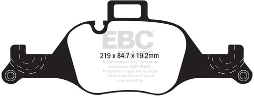 EBC redstuff brake pads front fits 2017 Bmw 530 G30