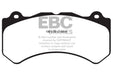 EBC greenstuff brake pads front part DP61853 fits 2011 Jeep Grand Cherokee 6 4 Srt 8