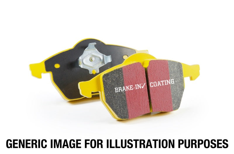 EBC yellowstuff brake pads rear fits 2014 Jaguar F Type Cast Iron
