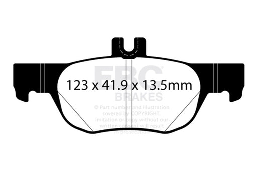 EBC redstuff brake pads rear fits 2019 Mazda 3 Bp 2 5l