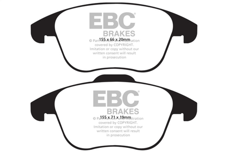 EBC ultimax brake pads front part UD1375 fits 2015 And Up Audi Q3 2 0 Turbo Ultimax2