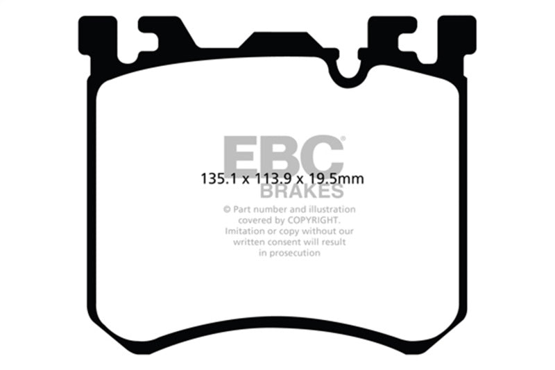 EBC yellowstuff brake pads front fits 2010 Bmw X5m 4 4 Twin Turbo